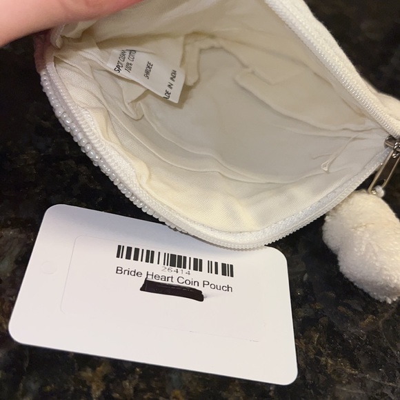 Bride Heart Coin Purse NWT - Picture 5 of 8